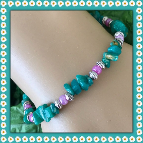 πΊπ΄πΊ MALACHITE BRACELET AND EARRINGS πΊπ΄πΊ - Picture 2 of 5